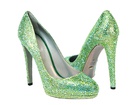 CH Sergio Rossi Dragon Lady Turquoise Crystal Pumps